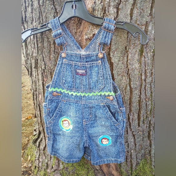 Hand Crafted Other - Handmade Curious George embellished overall (shorts)